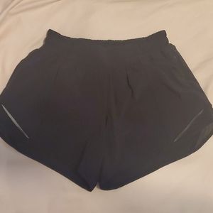 Black hotty high rise Lululemon shorts